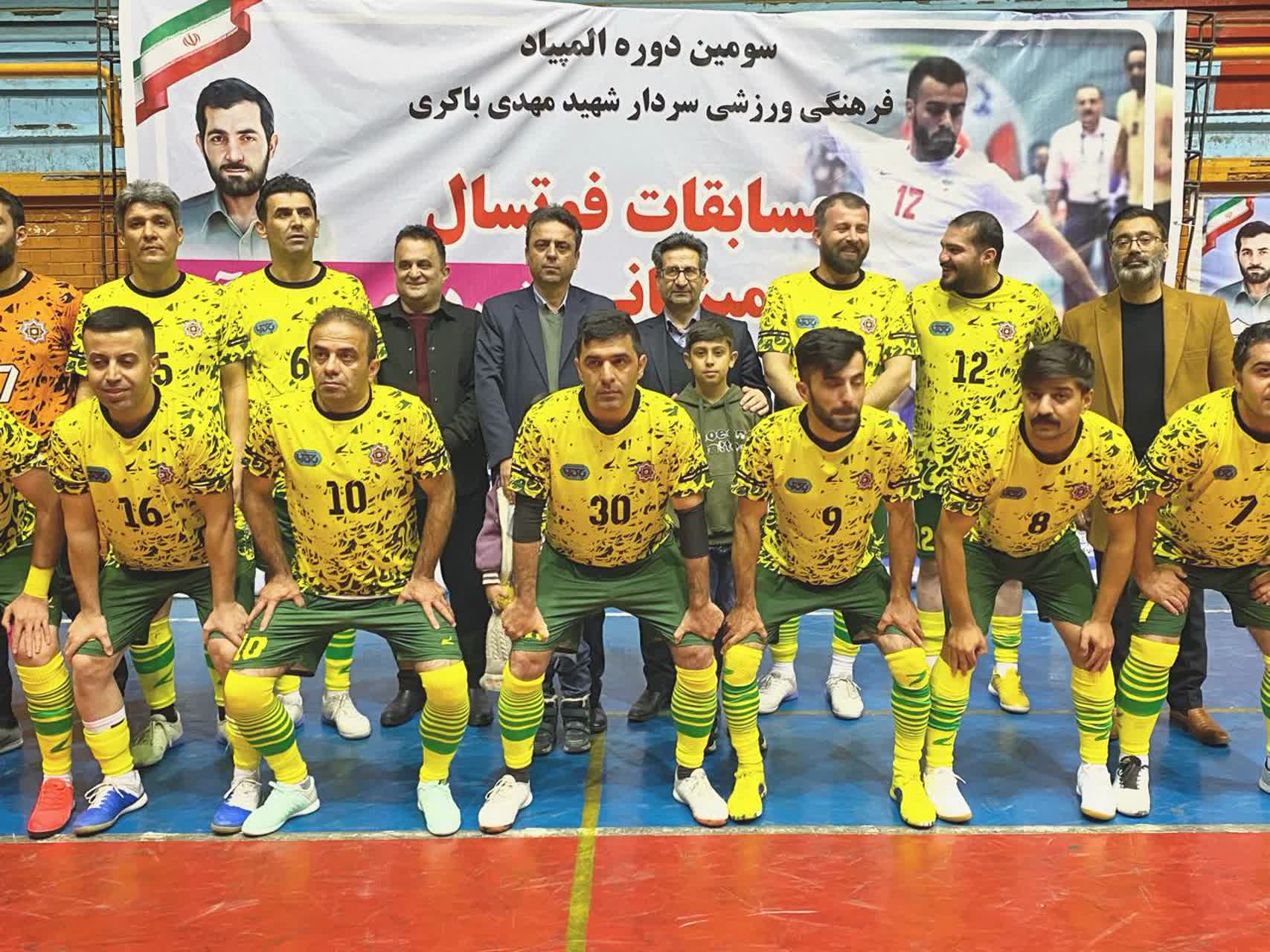 سومین المپیاد فرهنگی و ورزشی سردار شهید مهدی باکری در رشته ورزشی فوتسال، به‌صورت منطقه‌ای و به میزبانی شهرداری میاندوآب برگزار شد.