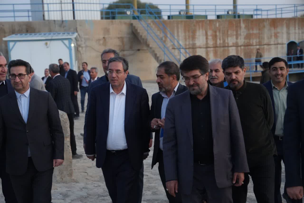 بازدید استاندار آذربایجان‌غربی از سد نوروزلو در میاندوآب