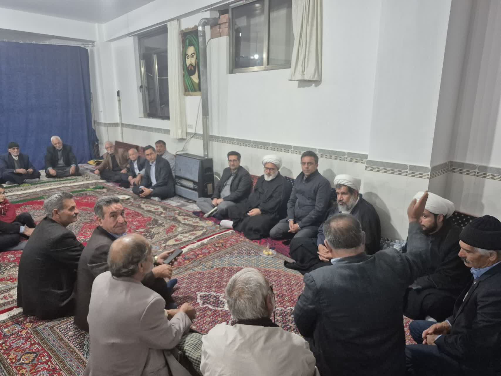 برپایی میز ارتباطات مردمی مسئولان شهرستان میاندوآب در کوی خاقانی