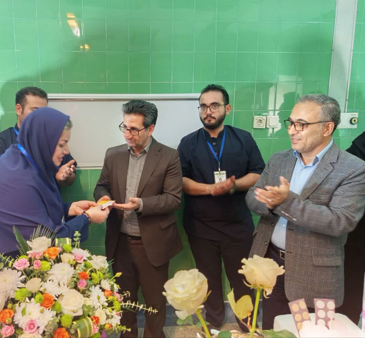 «برگزاری جشن روز پرستار در بیمارستان حضرت فاطمه(س) میاندوآب»