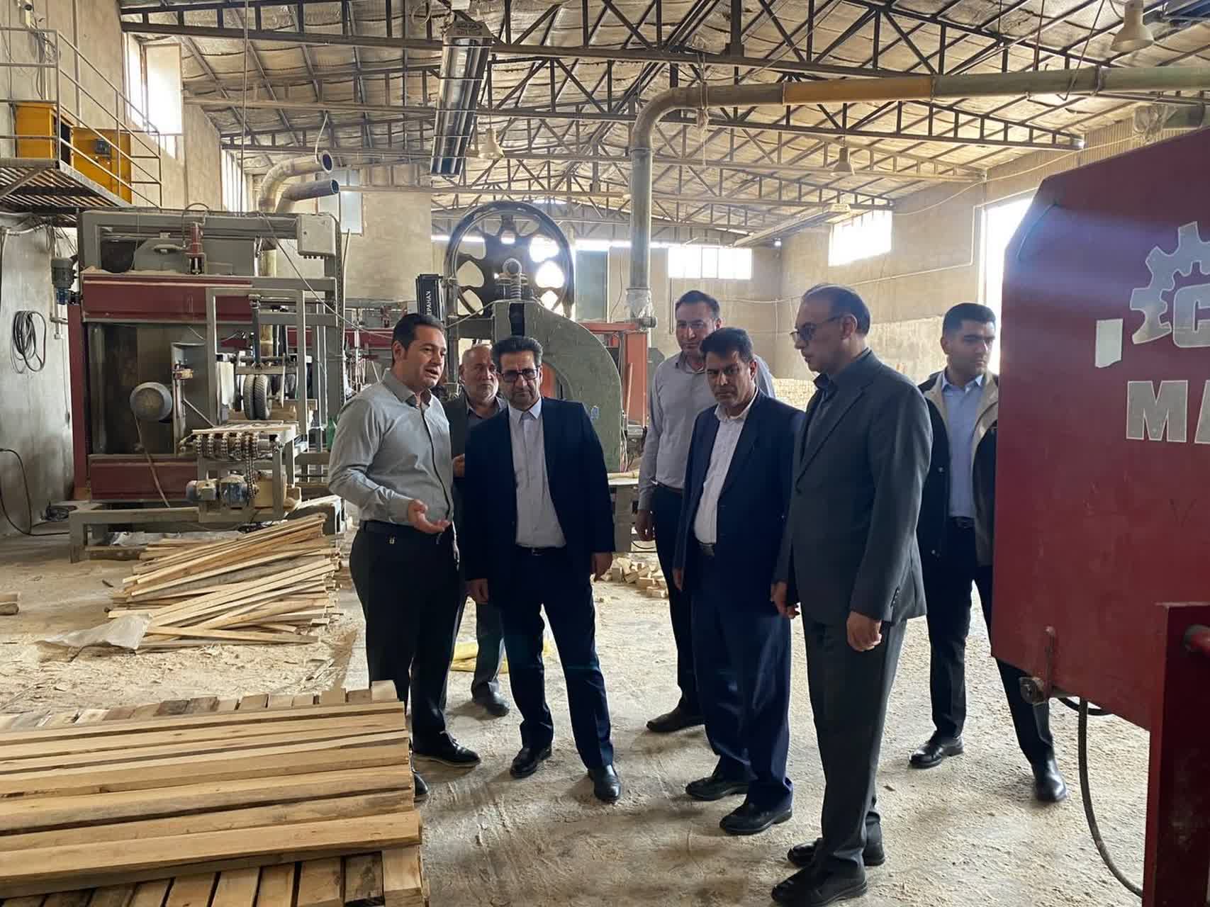 معاون استاندار و فرماندار ویژه میاندوآب، بمنظور حمایت و رفع موانع تولید، از شرکت آذر چوب ماهان بازدید و مشکلات این واحد تولیدی را مورد بررسی قرار داد