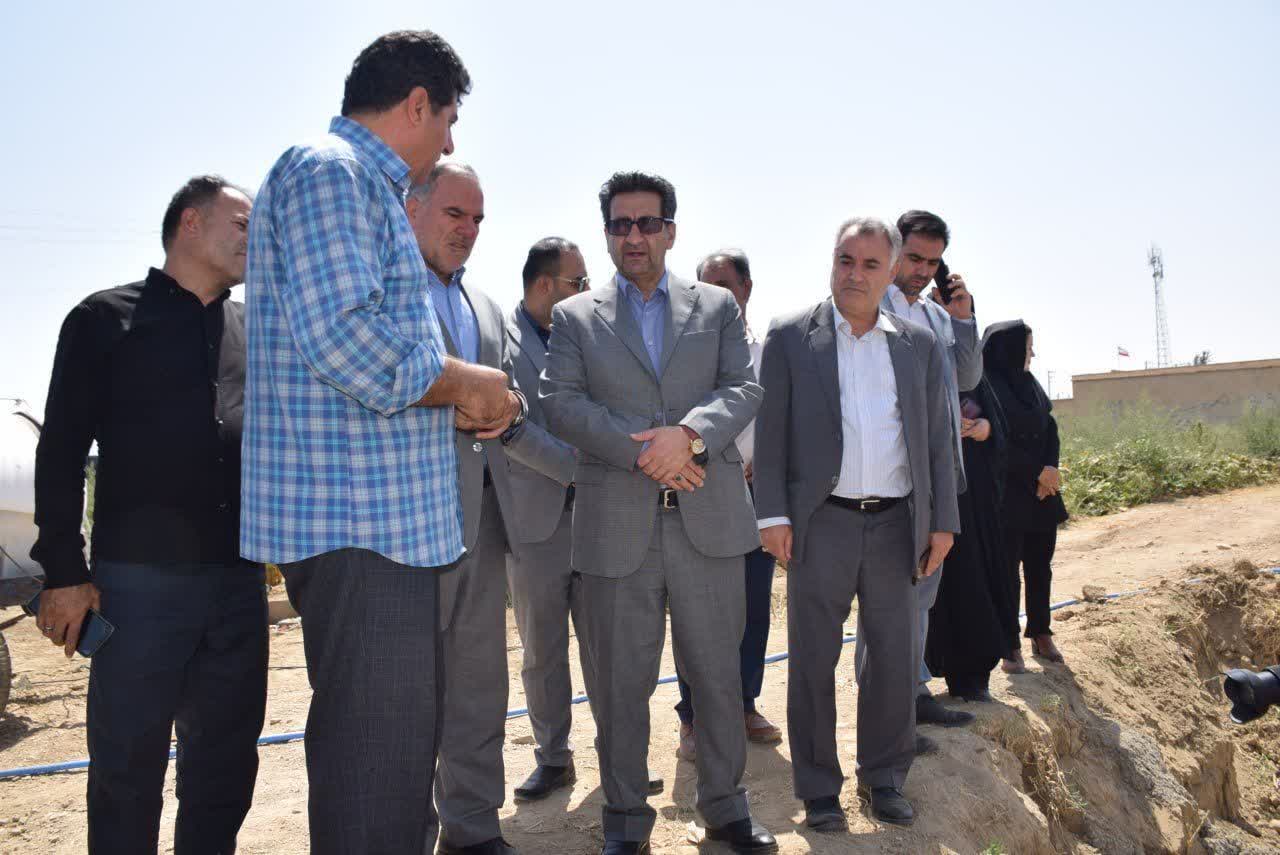 فرماندار ویژه میاندوآب همراه با مدیر جهاد کشاورزی شهرستان از روند اجرای پروژه بهسازی و احداث کانال عمومی روستای گرده رش از توابع بخش للکلو بازدید کرد