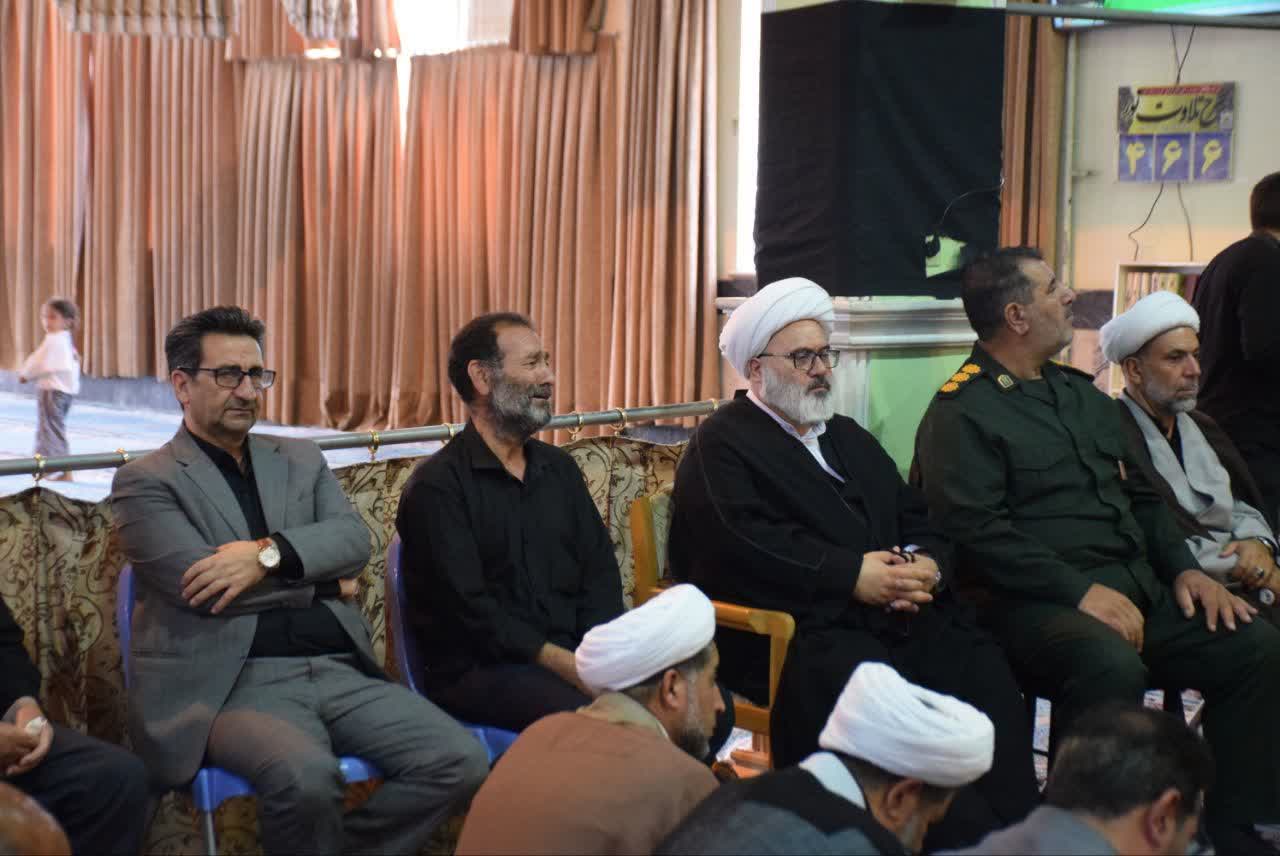 مراسم اربعین شهدای اقتدار در شهرستان میاندوآب  با حضور فرماندار برگزار شد