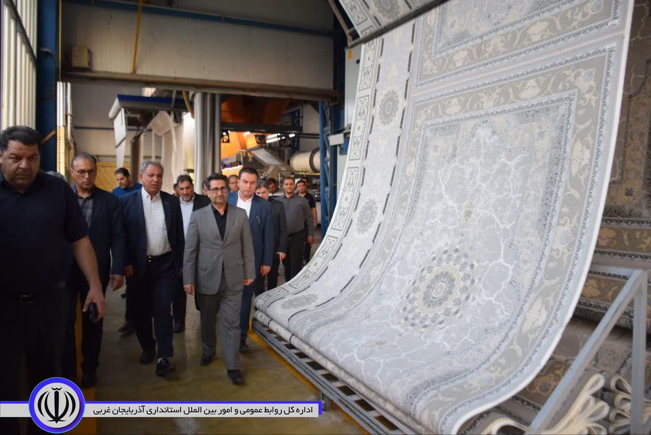 فرماندار ویژه میاندوآب، با هدف حمایت از تولید کنندگان و توسعه و تقویت حوزه تولید و اشتغال شهرستان، از کارخانه فرش افشار زرینه بازدید و مشکلات این واحد تولیدی را مورد بررسی قرار داد