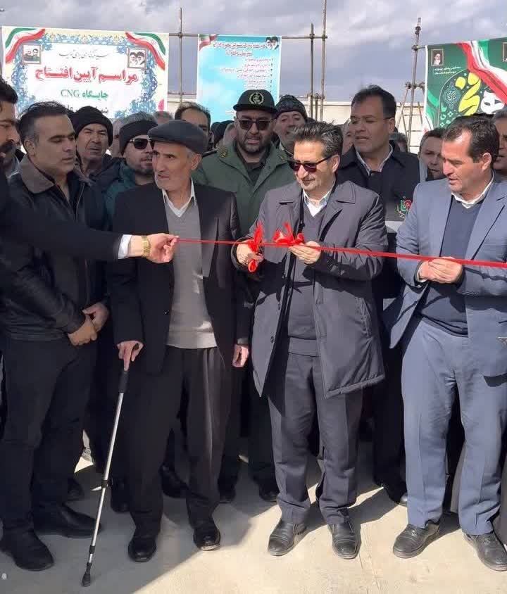 افتتاح شصتمین جایگاه CNG منطقه میاندوآب+ تصاویر