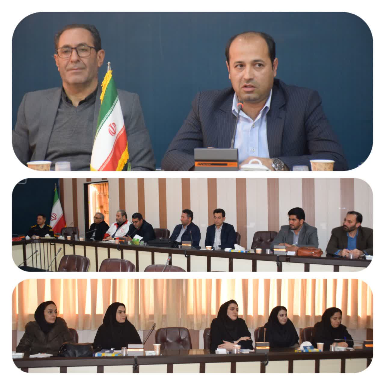 جلسه ستاد ساماندهی امور جوانان شهرستان میاندوآب به ریاست معاون فرماندار و با موضوع مدیریت فضای مجازی در سالن شهید باکری فرمانداری برگزار شد