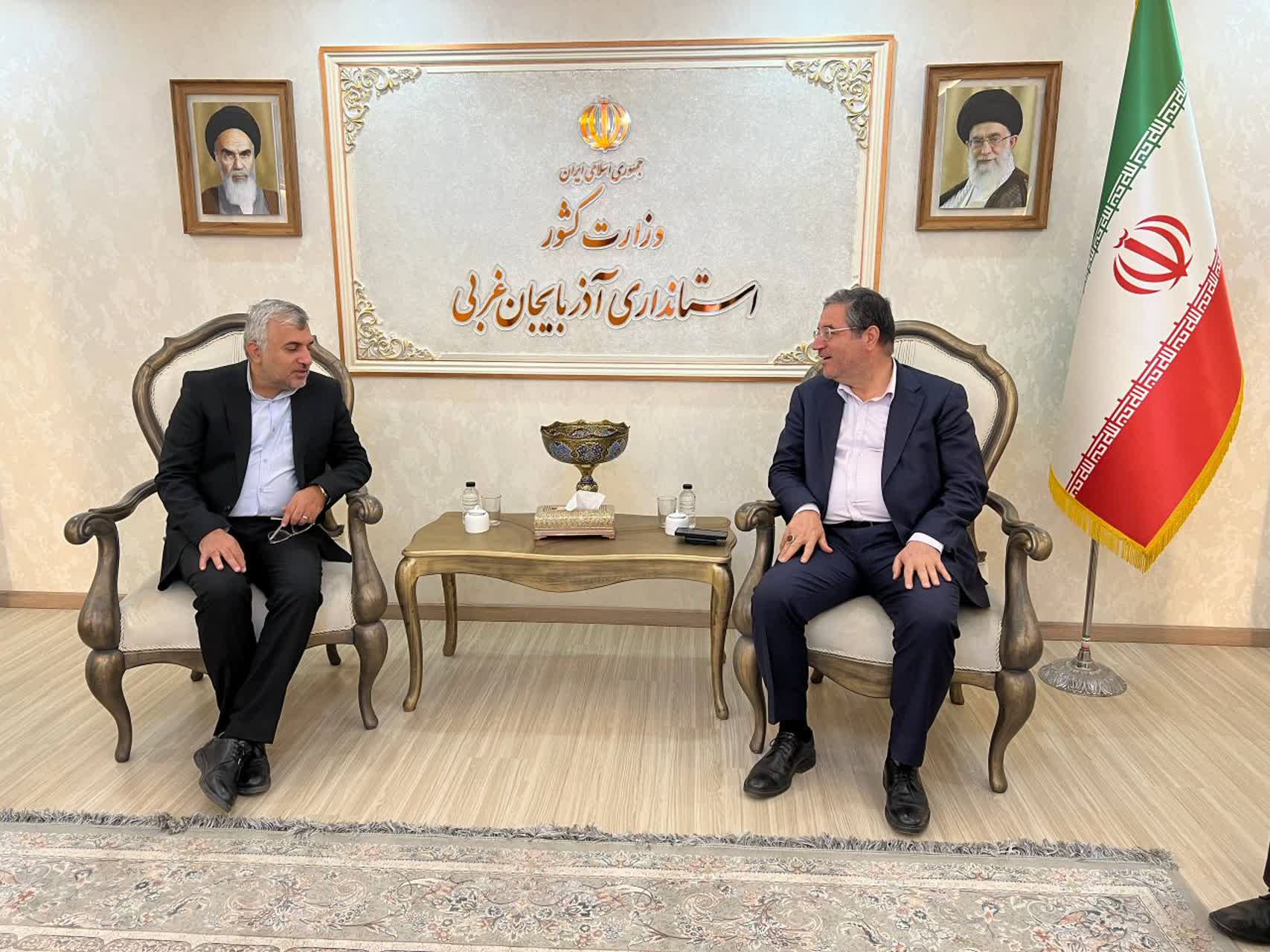 دیدار معاون دیپلماسی اقتصادی وزارت امور خارجه با استاندار آذربایجان‌غربی