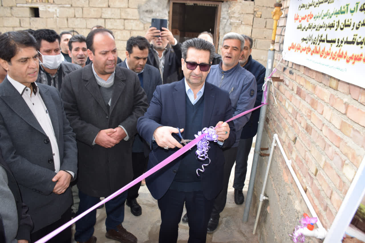 آب‌رسانی به روستای حاج حسن علیا از توابع بخش بکتاش میاندوآب