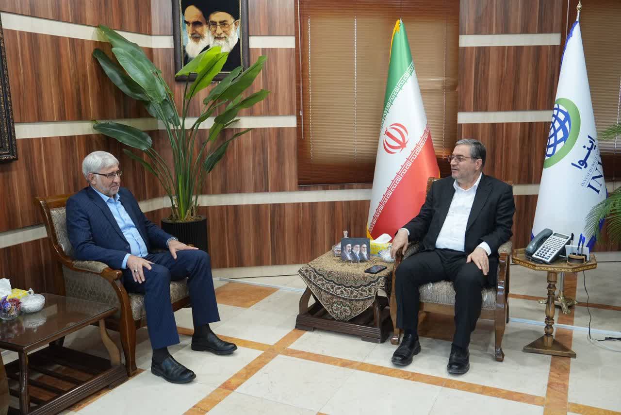 دیدار مدیر هماهنگی امور گازرسانی شرکت ملی گاز ایران با استاندار آذربایجان‌غربی + تصاویر
