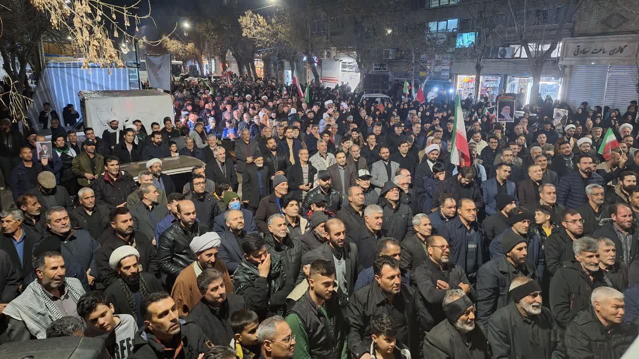 گزارش تصویری از تجمع باشکوه مردم میاندوآب