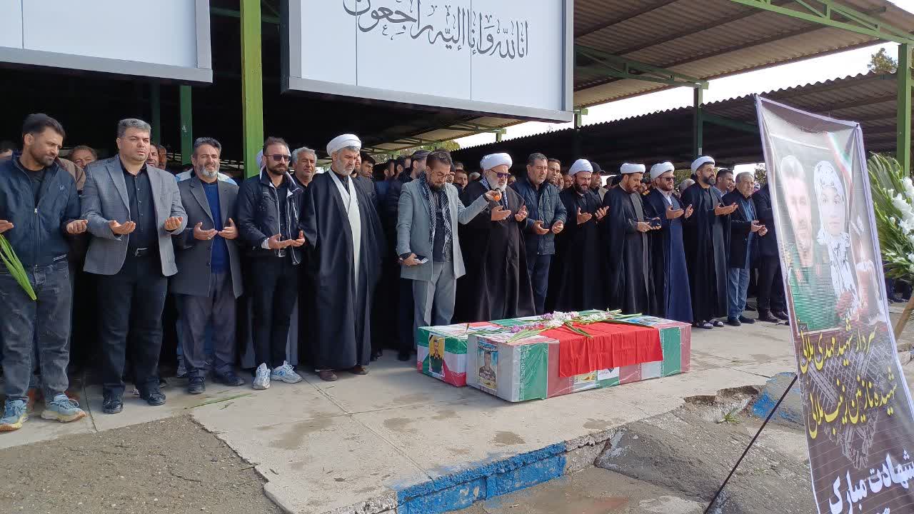 برگزاری آئین تشییع پیکر مطهر شهدای جنگ رمضان در میاندوآب