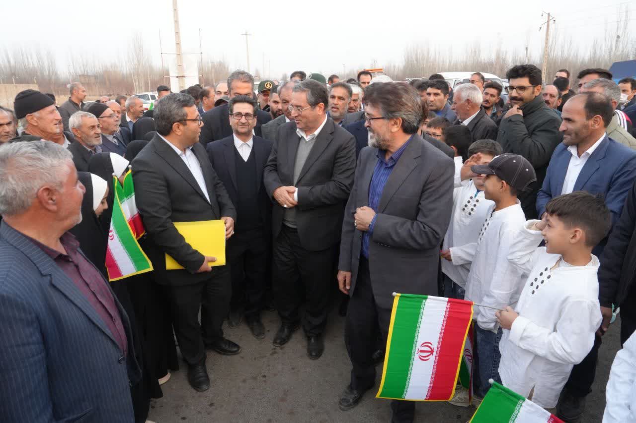 بهره‌برداری از پروژه‌های شهری شهر بکتاش شهرستان میاندوآب + تصاویر