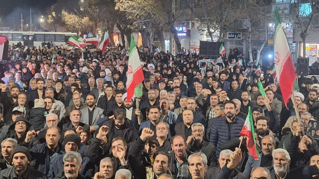 گزارش تصویری از تجمع باشکوه مردم میاندوآب