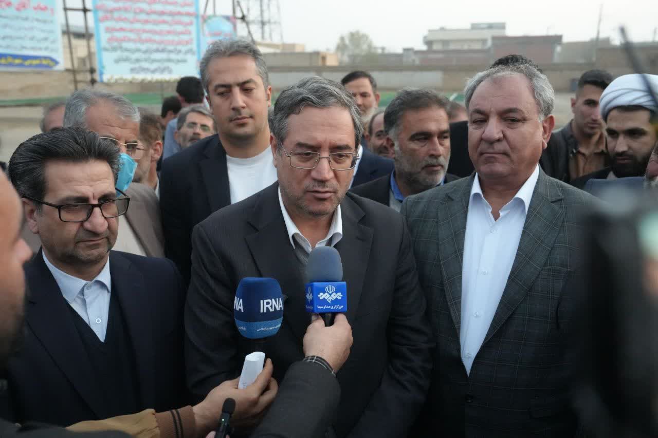 برگزاری آیین آغاز عملیات اجرایی احداث مدرسه 9 ‌کلاسه شهر بکتاش+تصاویر