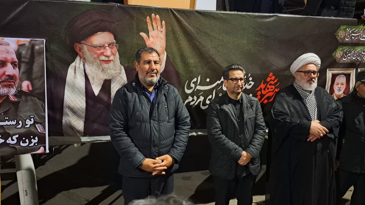 پانزدهمین روز حضور خیابانی مردم شهیدپرور میاندوآب در حمایت از نظام جمهوری اسلامی ایران و خونخواهی رهبر شهید