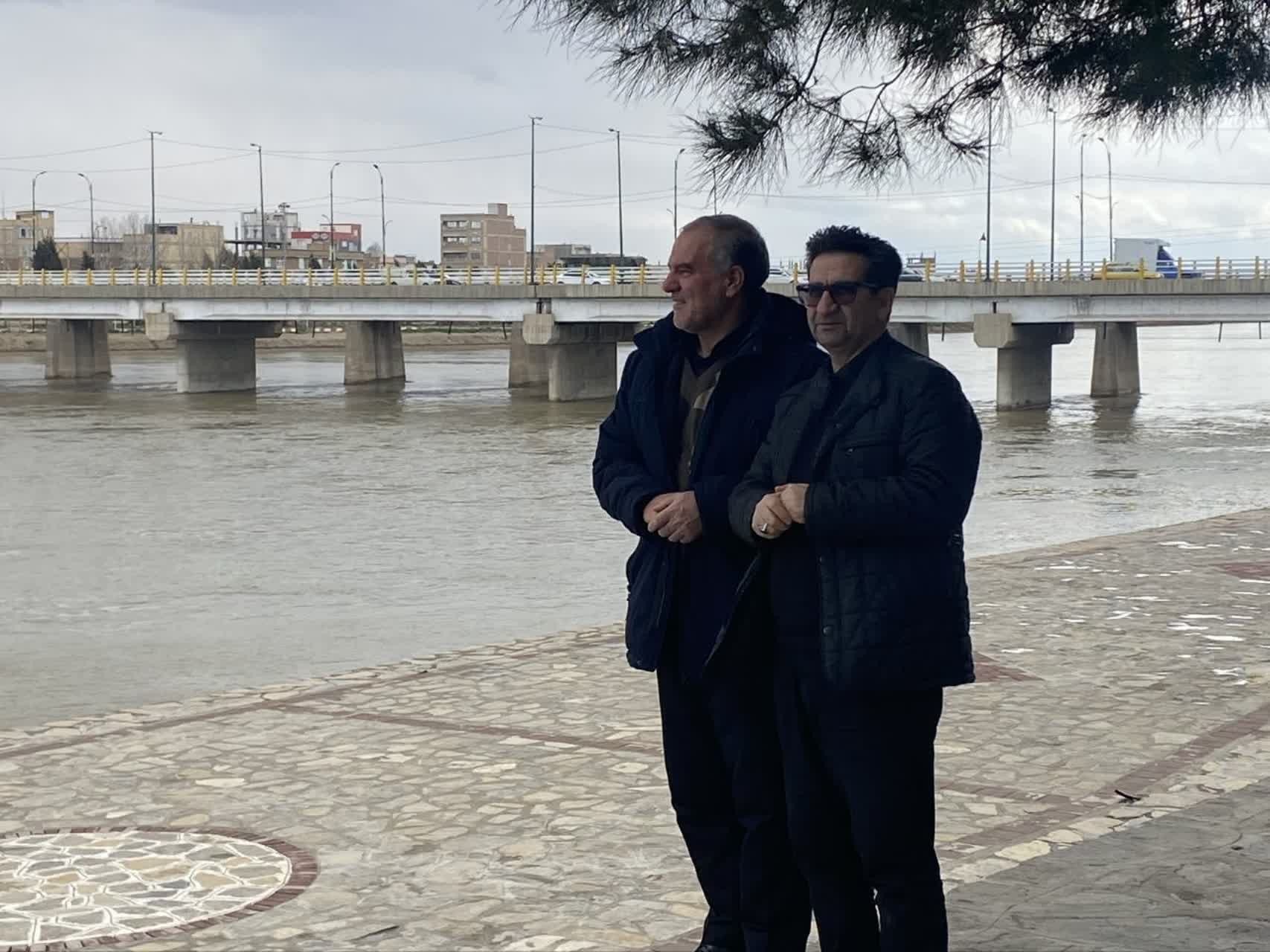 بازدید فرماندار میاندوآب از سد نوروزلو تا دریاچه ارومیه