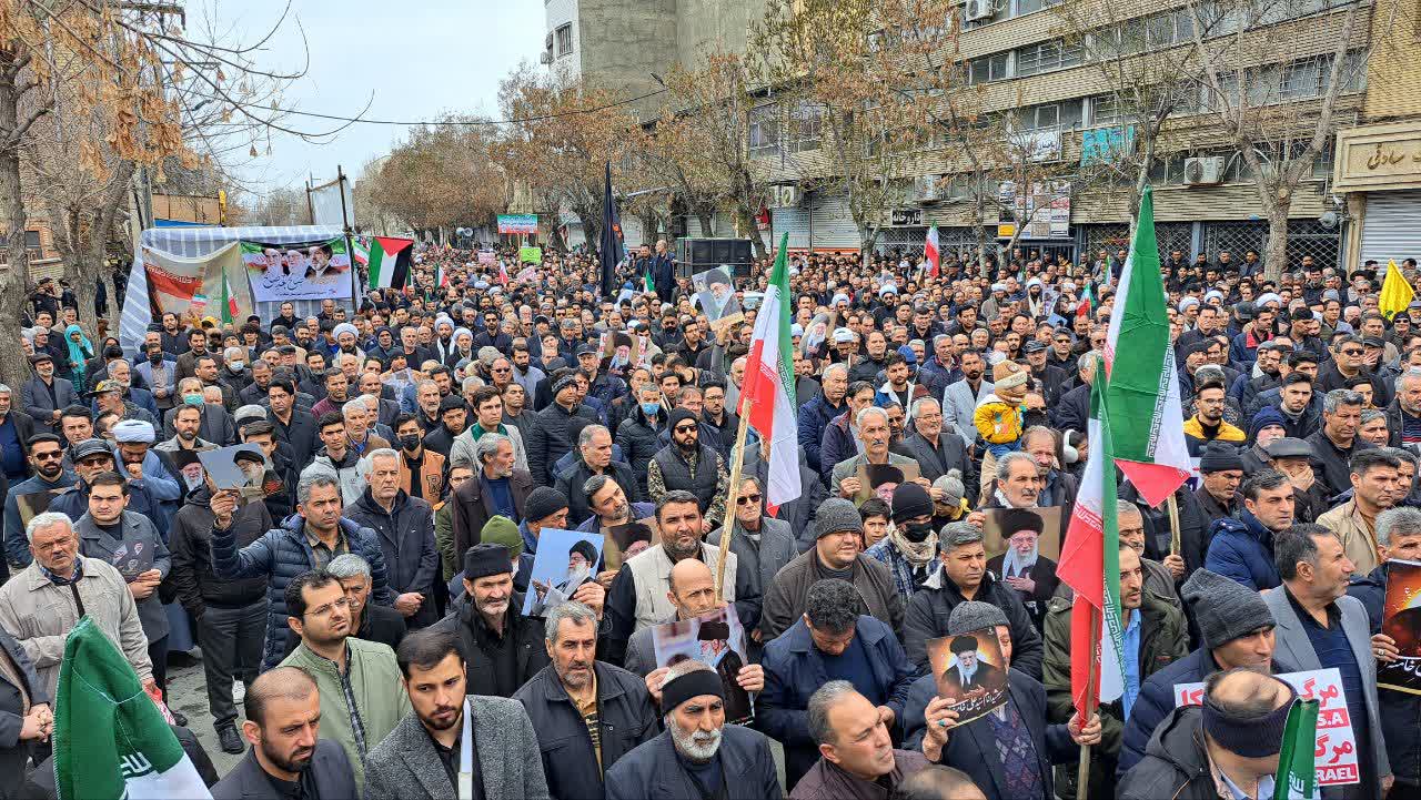 حضور بی نظیر و باشکوه مردم شهرستان میاندوآب در راهپیمایی استکبار شکن روز جهانی قدس