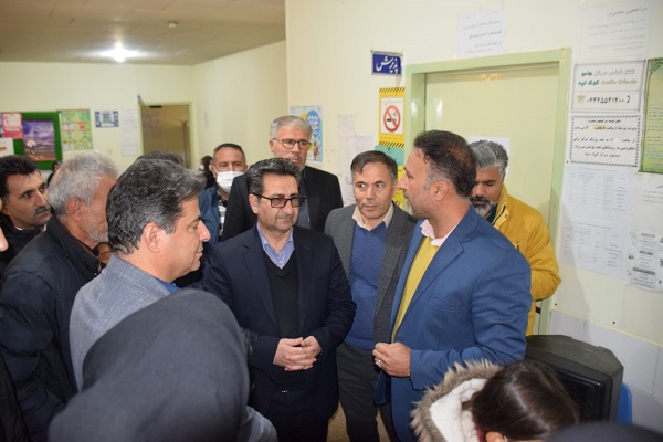 بازدید فرماندار میاندوآب از روند اجرای "پویش سلامت علوی "+تصاویر