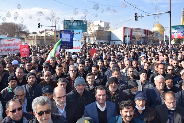 نمایش اتحاد مقدس میاندوآبی ها علیه تروریسم صهیونی- آمریکایی+تصاویر