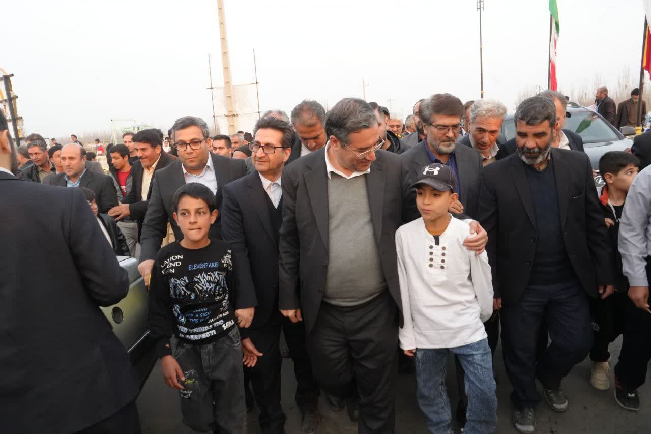 بهره‌برداری از پروژه‌های شهری شهر بکتاش شهرستان میاندوآب + تصاویر