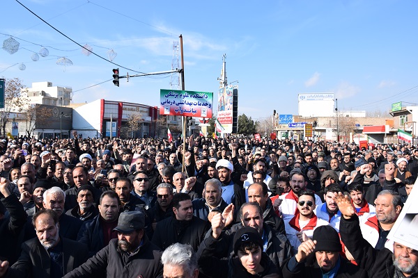 نمایش اتحاد مقدس میاندوآبی ها علیه تروریسم صهیونی- آمریکایی+تصاویر