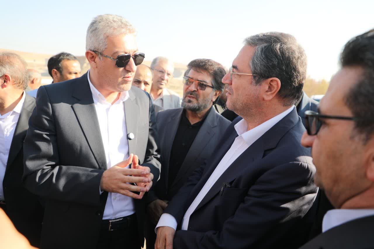 بازدید استاندار آذربایجانغربی از پروژه ساماندهی خروجی شهرستان میاندوآب