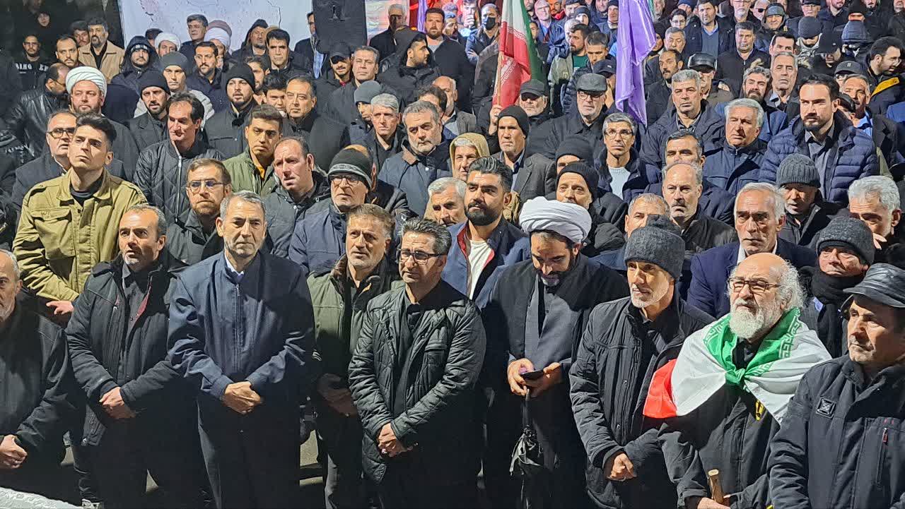 بیست و هفتمین اجتماع مردم غیور و شهیدپرور میاندوآب در حمایت از رزمندگان و بیعت با رهبر معظم انقلاب