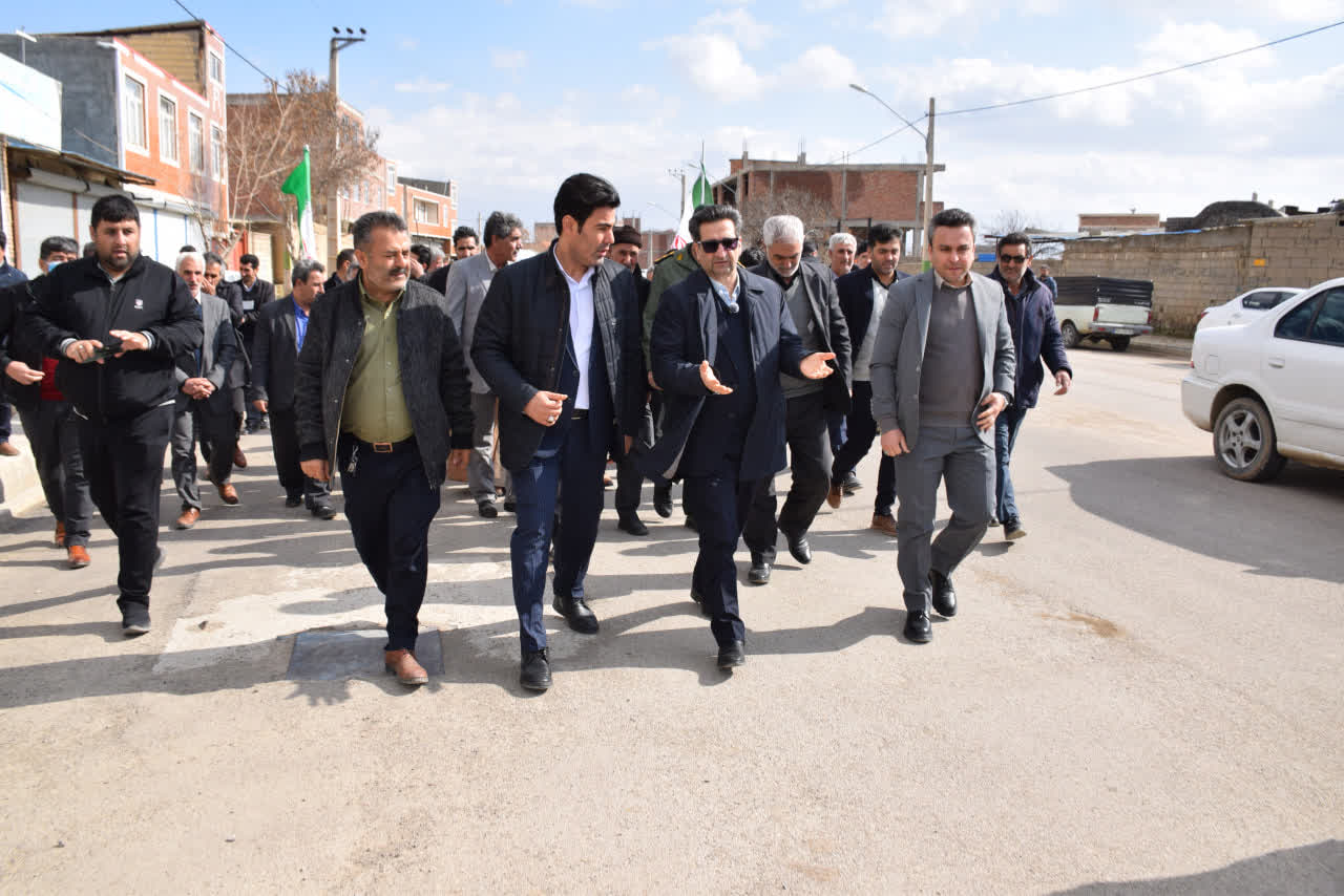 بهره برداری از 18 پروژه عمرانی روستایی در بخش للکلو شهرستان میاندوآب به مناسبت دهه فجر