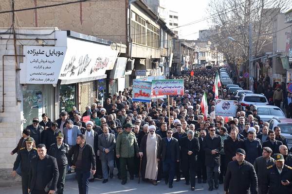 نمایش اتحاد مقدس میاندوآبی ها علیه تروریسم صهیونی- آمریکایی+تصاویر