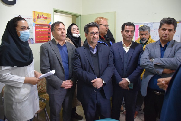 بازدید فرماندار میاندوآب از روند اجرای "پویش سلامت علوی "+تصاویر