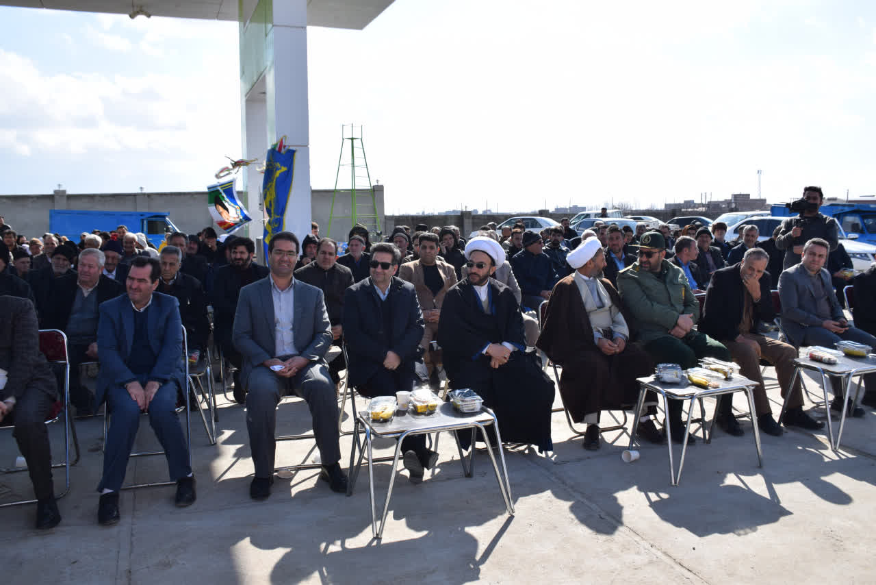 افتتاح شصتمین جایگاه CNG منطقه میاندوآب+ تصاویر