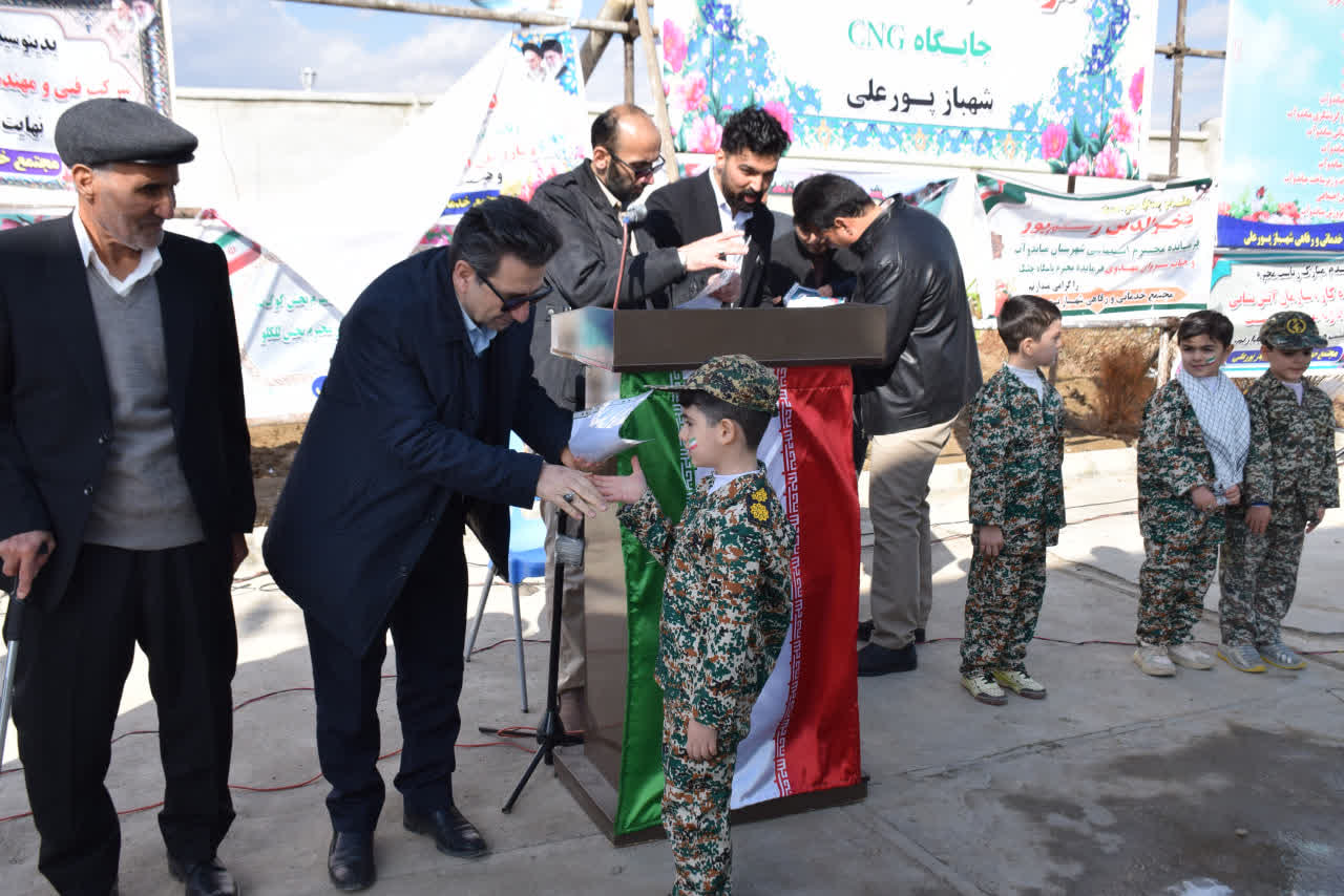 افتتاح شصتمین جایگاه CNG منطقه میاندوآب+ تصاویر