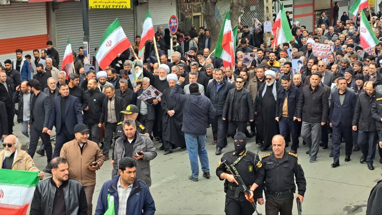 حضور بی نظیر و باشکوه مردم شهرستان میاندوآب در راهپیمایی استکبار شکن روز جهانی قدس