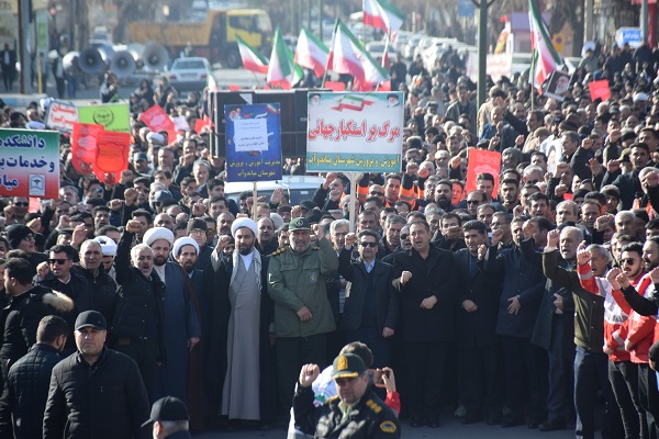 نمایش اتحاد مقدس میاندوآبی ها علیه تروریسم صهیونی- آمریکایی+تصاویر