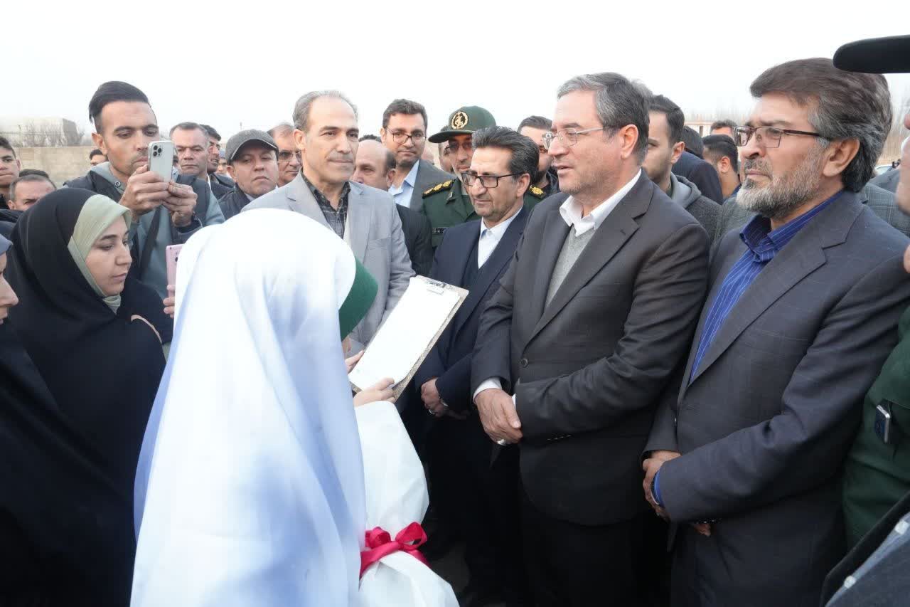 بهره‌برداری از پروژه‌های شهری شهر بکتاش شهرستان میاندوآب + تصاویر