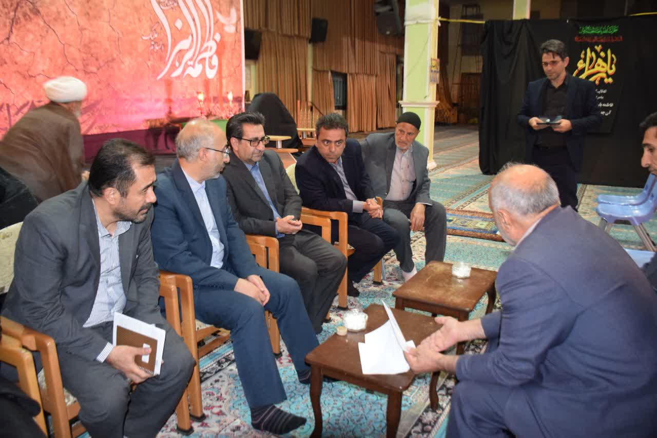 بررسی موانع و مشکلات پروژه های عمرانی و واحدهای تولیدی، صنعتی و کشاورزی شهرستان میاندوآب با حضور بازرس کل قضایی آذربایجان غربی و فرماندار میاندوآب