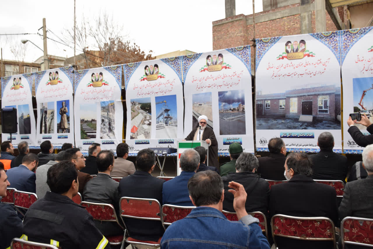 آیین افتتاح  16 طرح عمرانی شهرداری همزمان با دهه مبارک فجر برگزار شد+تصاویر