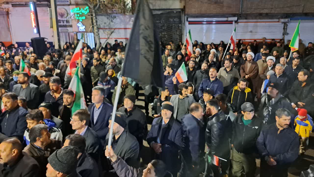 بیست و هفتمین اجتماع مردم غیور و شهیدپرور میاندوآب در حمایت از رزمندگان و بیعت با رهبر معظم انقلاب