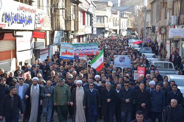 نمایش اتحاد مقدس میاندوآبی ها علیه تروریسم صهیونی- آمریکایی+تصاویر