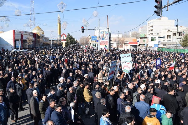 نمایش اتحاد مقدس میاندوآبی ها علیه تروریسم صهیونی- آمریکایی+تصاویر